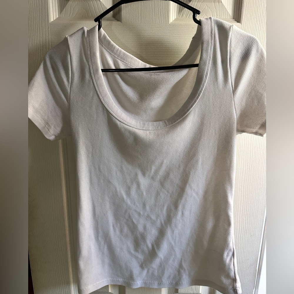 Basic white tee